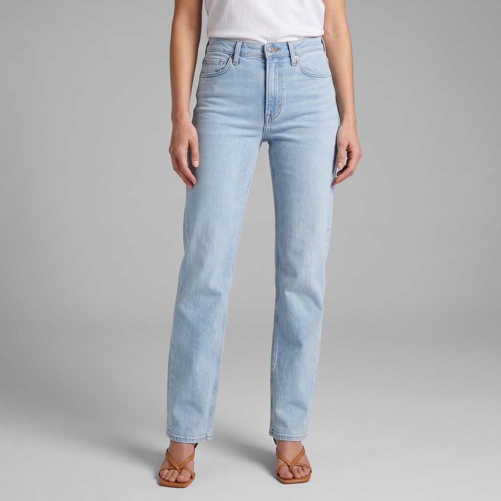 rag & bone Hattie Mid Rise Full Length Straight Leg Jeans in Wyncote size 27